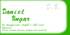 daniel ungar business card